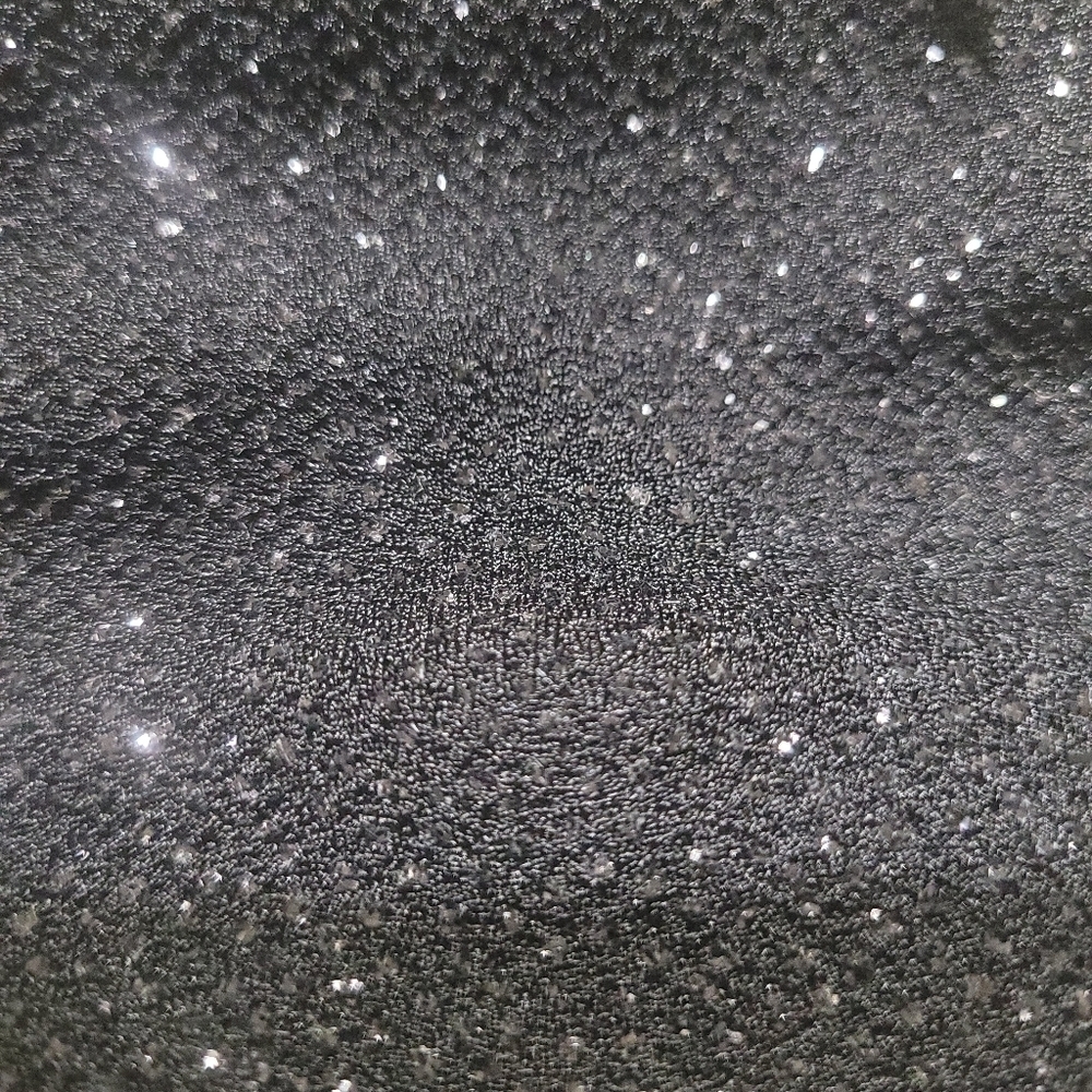 DUSK Black Crystal Beaded Party Dress Spaghetti Straps Little Black Dress SZ 8 - Picture 9 of 9